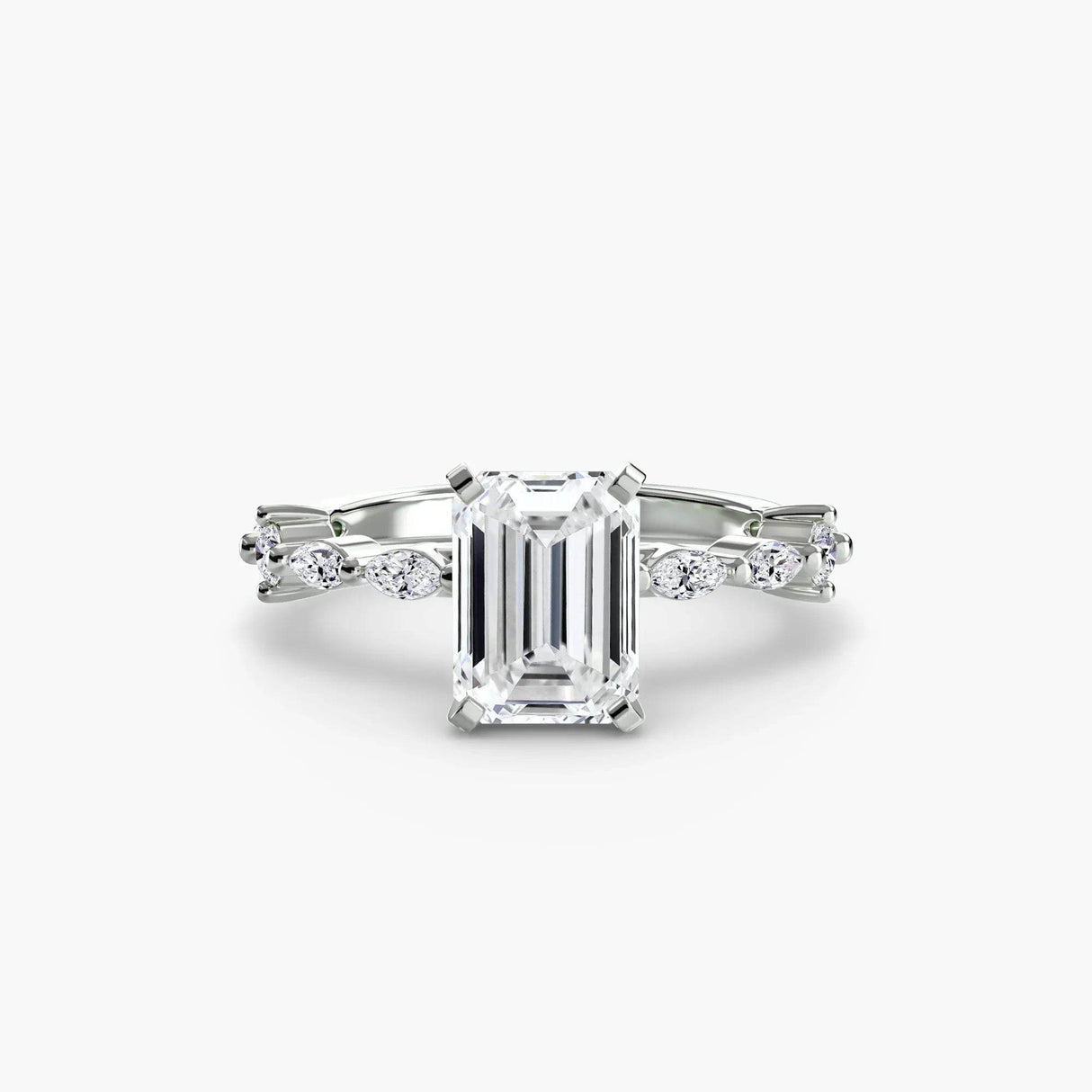 Solitaire with Eternity Pavé - 4Me1