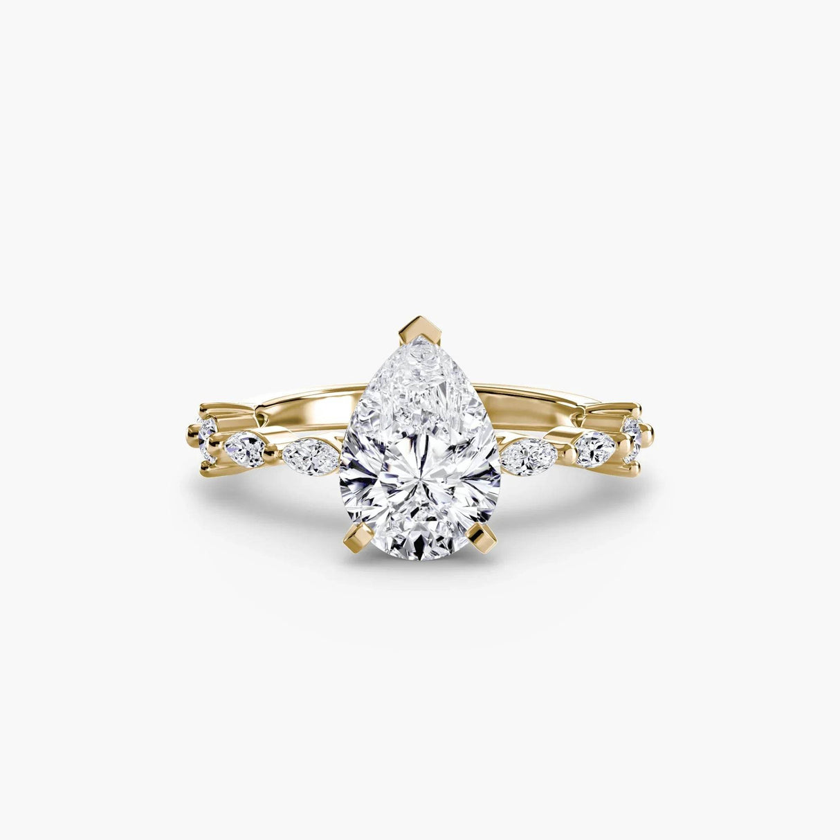 Solitaire with Eternity Pavé - 4Me1