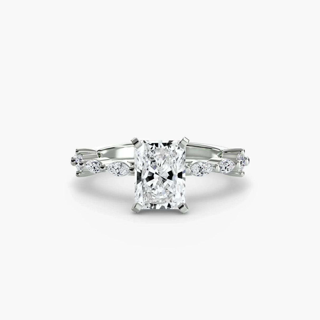 Solitaire with Eternity Pavé - 4Me1