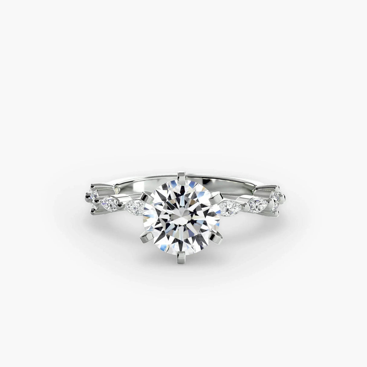 Solitaire with Eternity Pavé - 4Me1