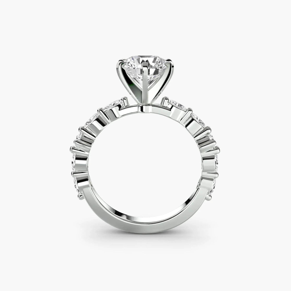 Solitaire with Eternity Pavé - 4Me1