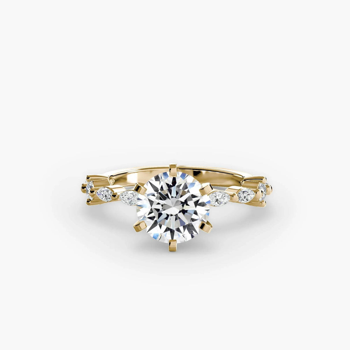 Solitaire with Eternity Pavé - 4Me1