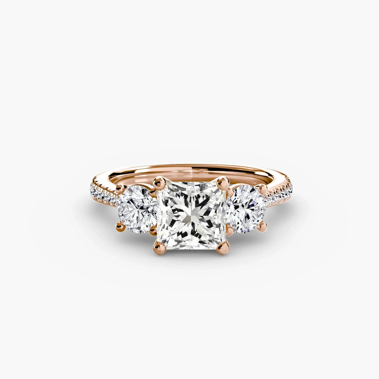Three-Stone with Pavé Band - 4Me1