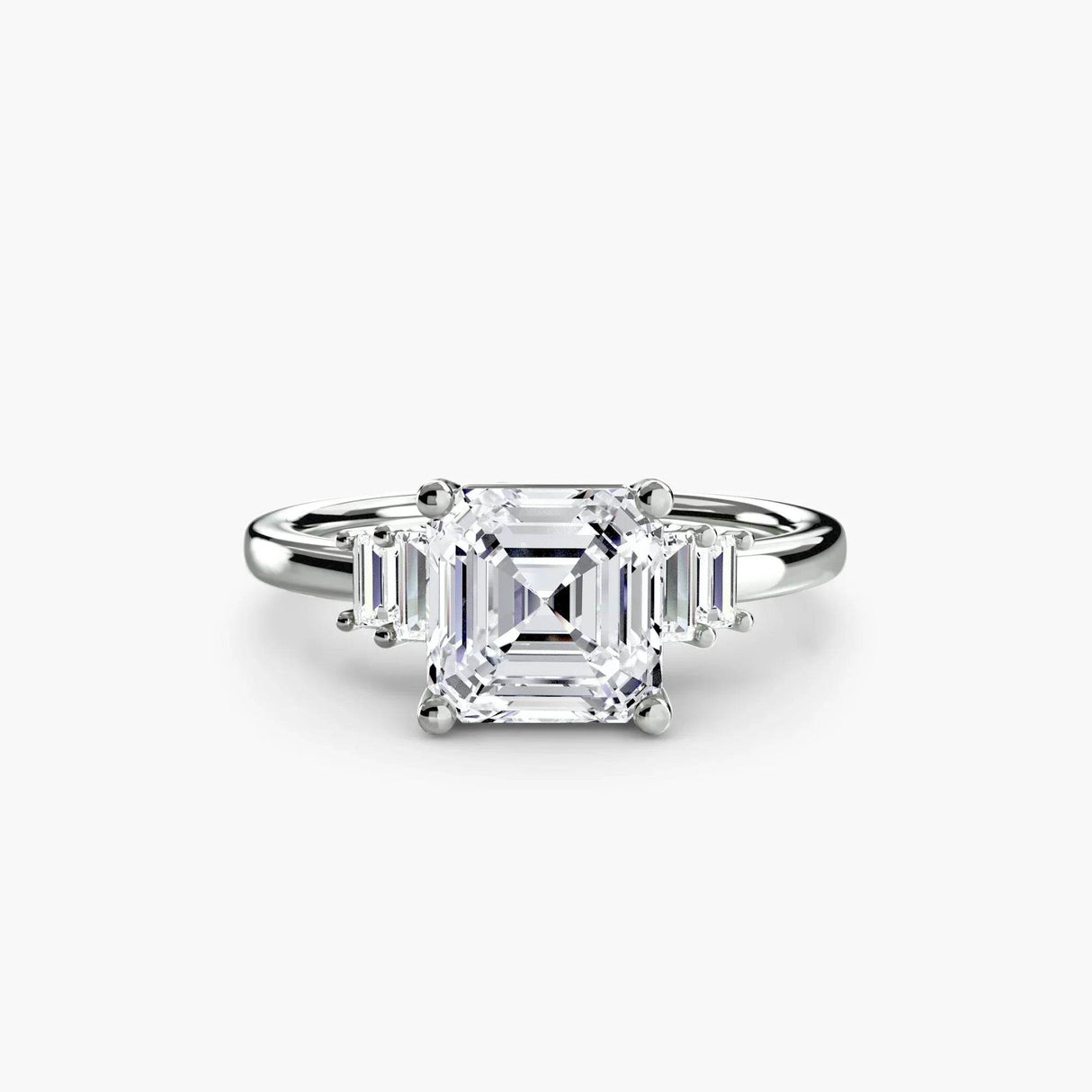 Baguette Accent Solitaire - 4Me1
