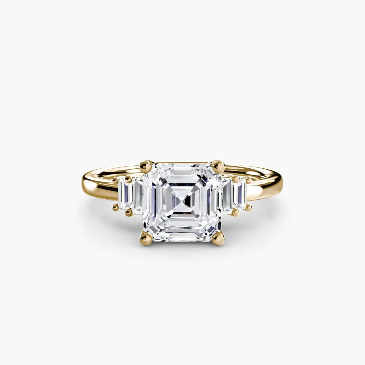 Baguette Accent Solitaire - 4Me1