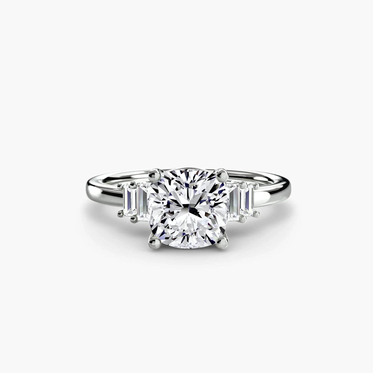 Baguette Accent Solitaire - 4Me1