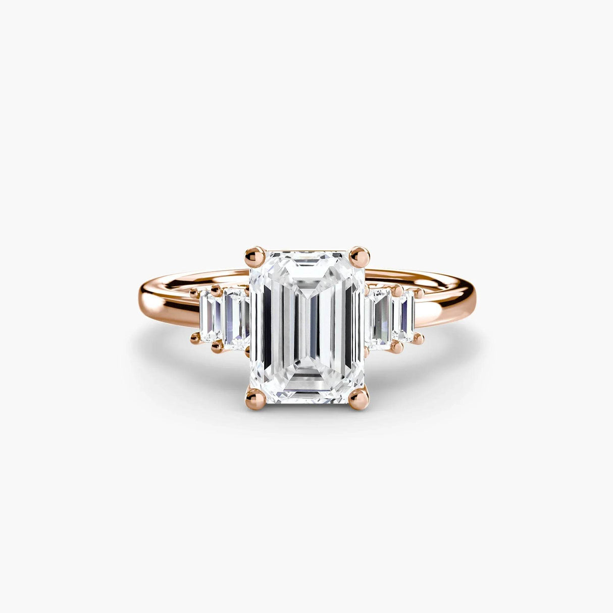 Baguette Accent Solitaire - 4Me1