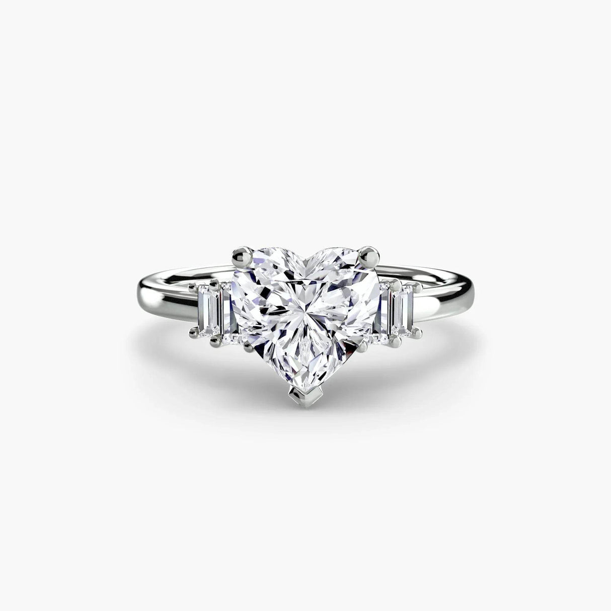 Baguette Accent Solitaire - 4Me1