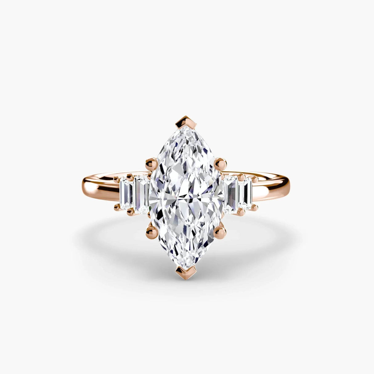 Baguette Accent Solitaire - 4Me1