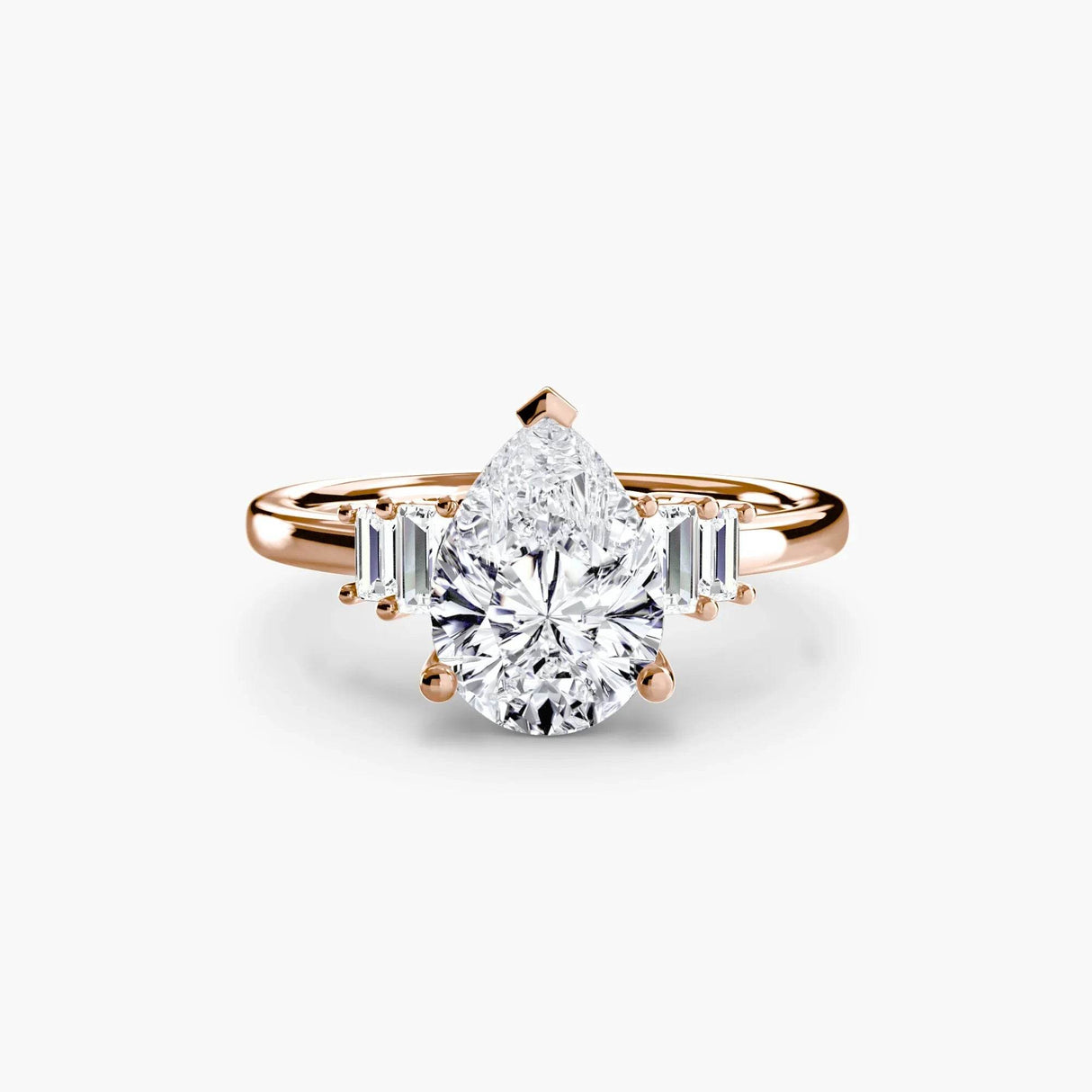 Baguette Accent Solitaire - 4Me1