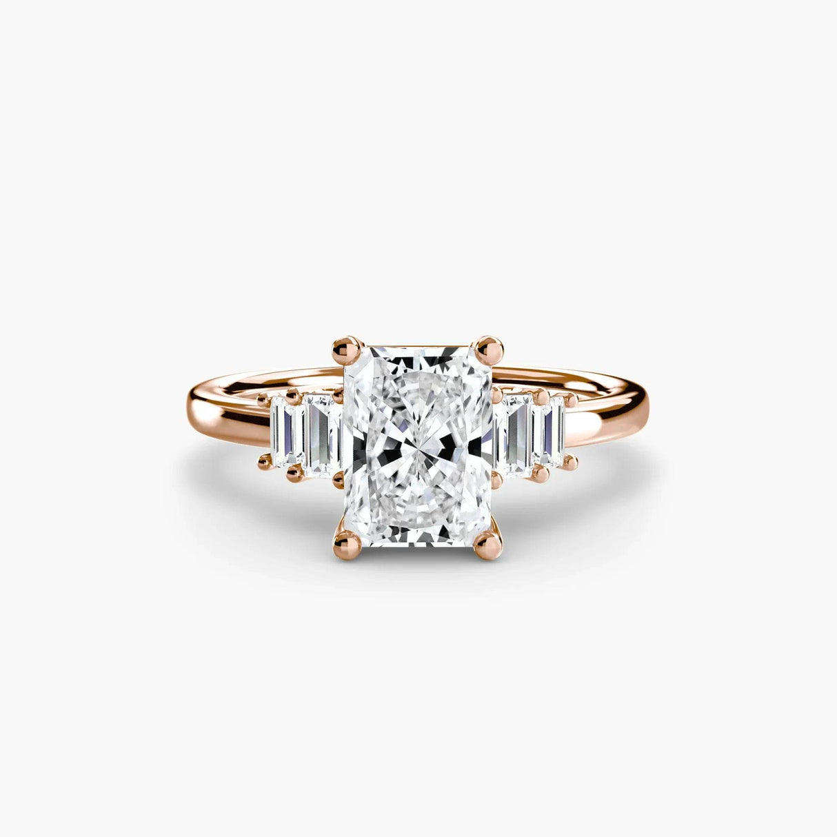 Baguette Accent Solitaire - 4Me1