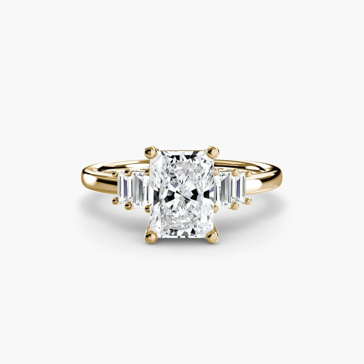 Baguette Accent Solitaire - 4Me1