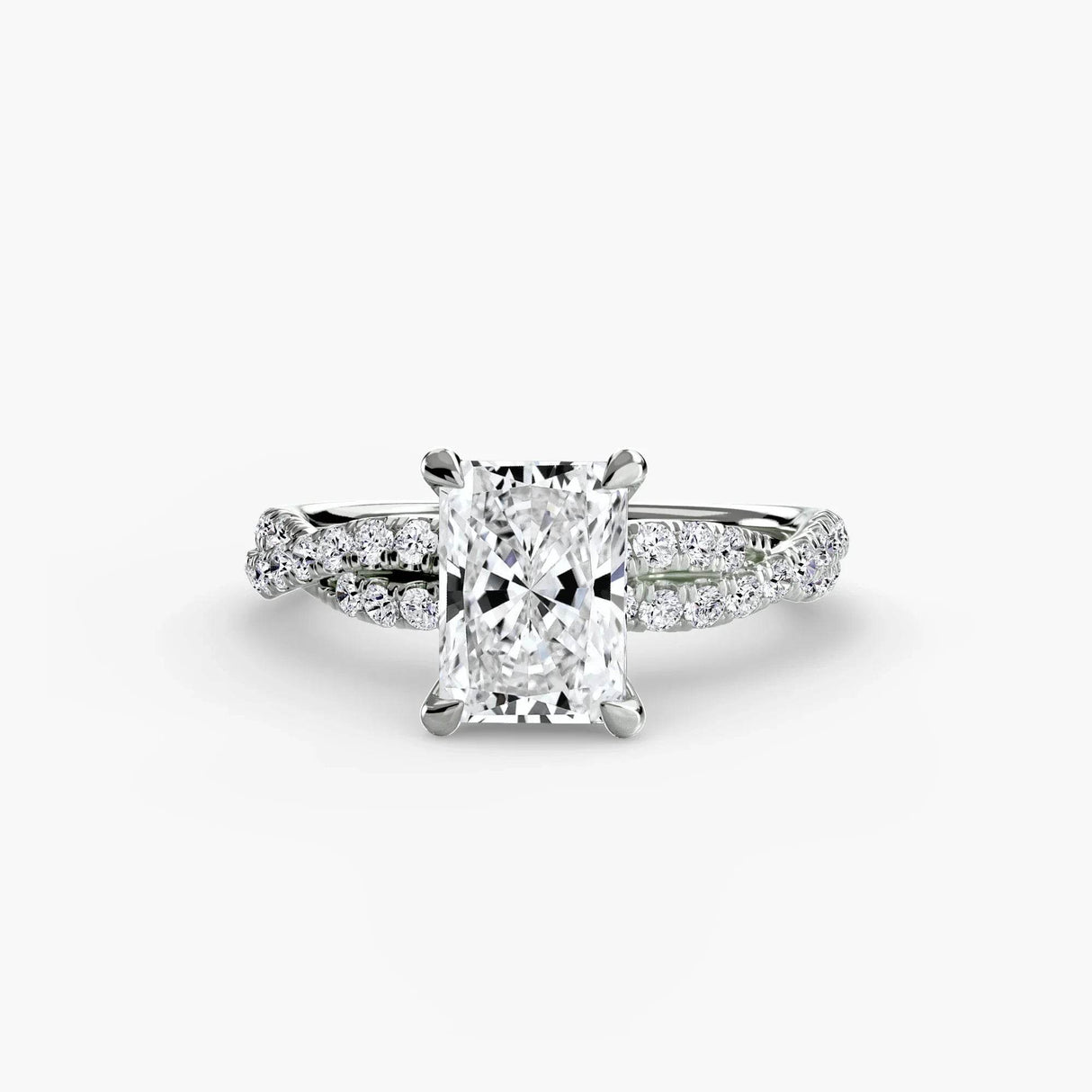 The Twisted Pavé Solitaire - 4Me1