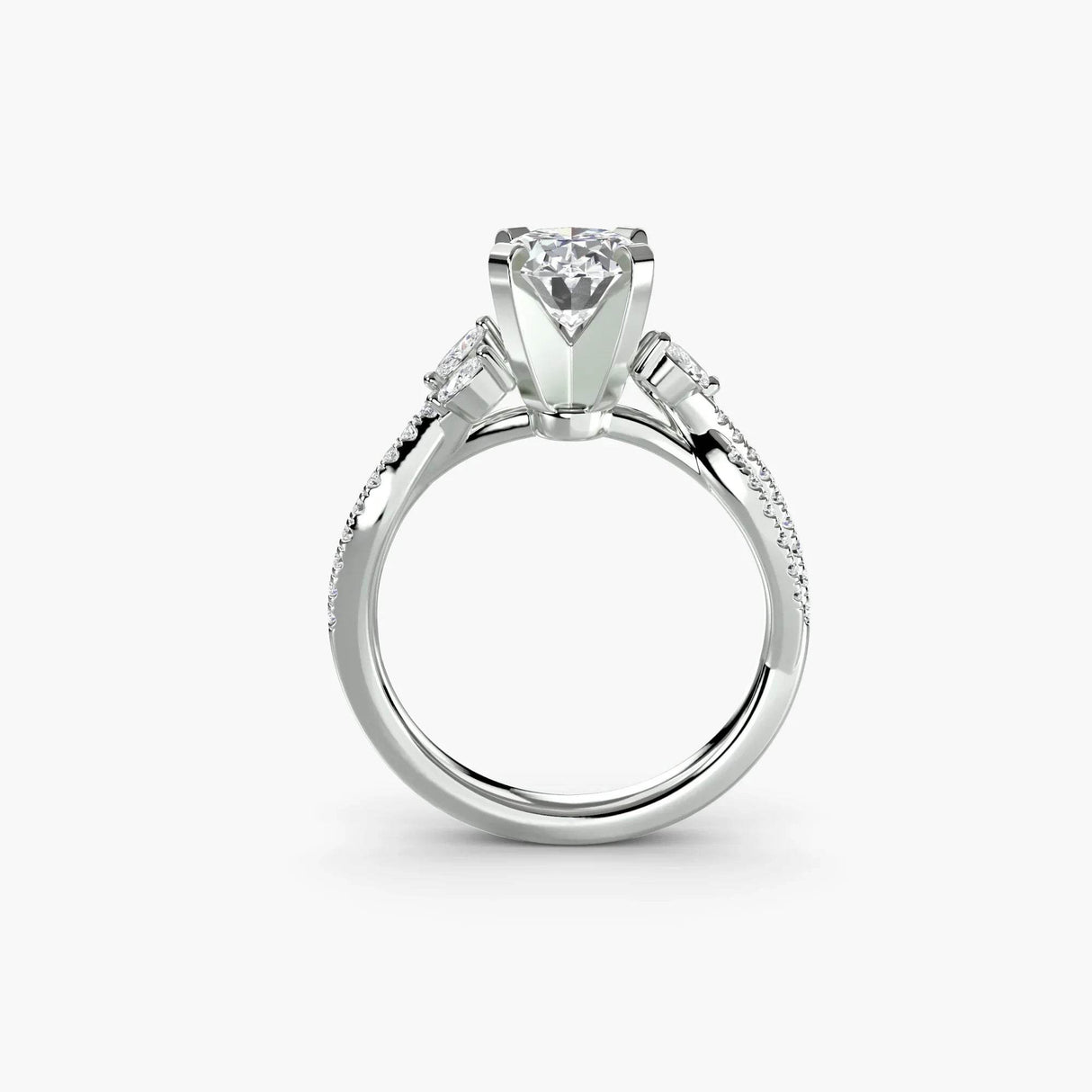 The Twist Pavé Ring - 4Me1