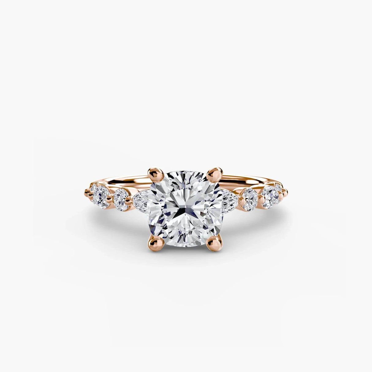 Solitaire with Eternity Pavé 2 - 4Me1
