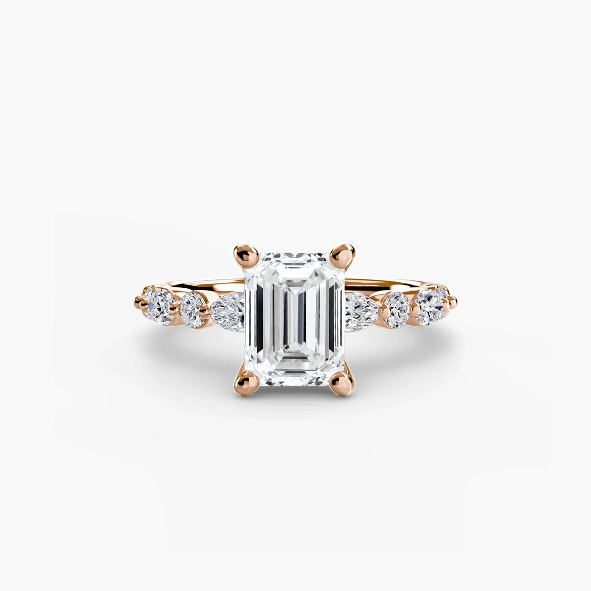 Solitaire with Eternity Pavé 2 - 4Me1