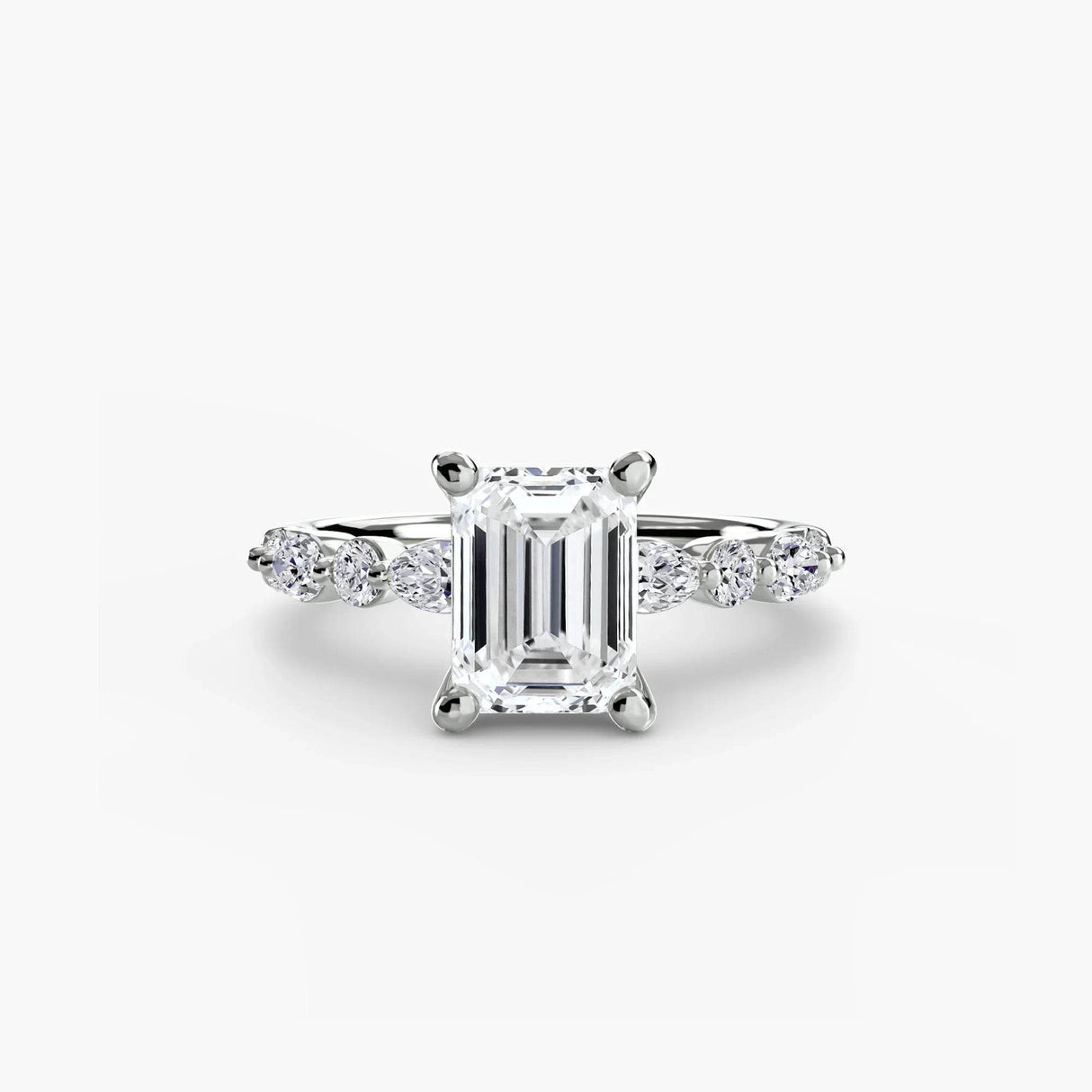 Solitaire with Eternity Pavé 2 - 4Me1