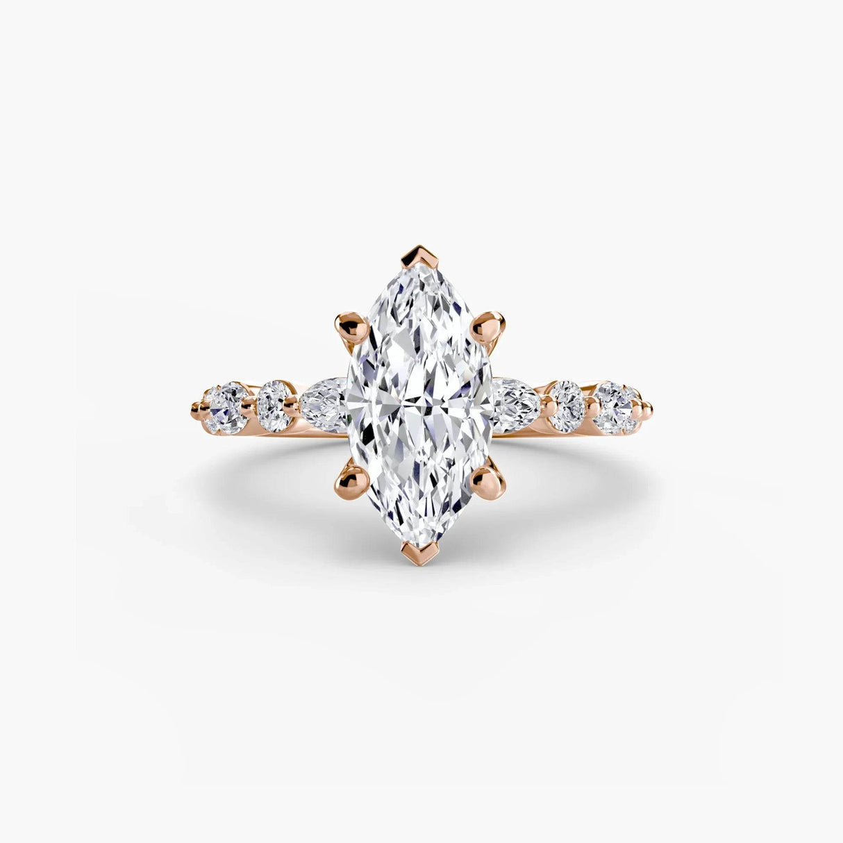Solitaire with Eternity Pavé 2 - 4Me1