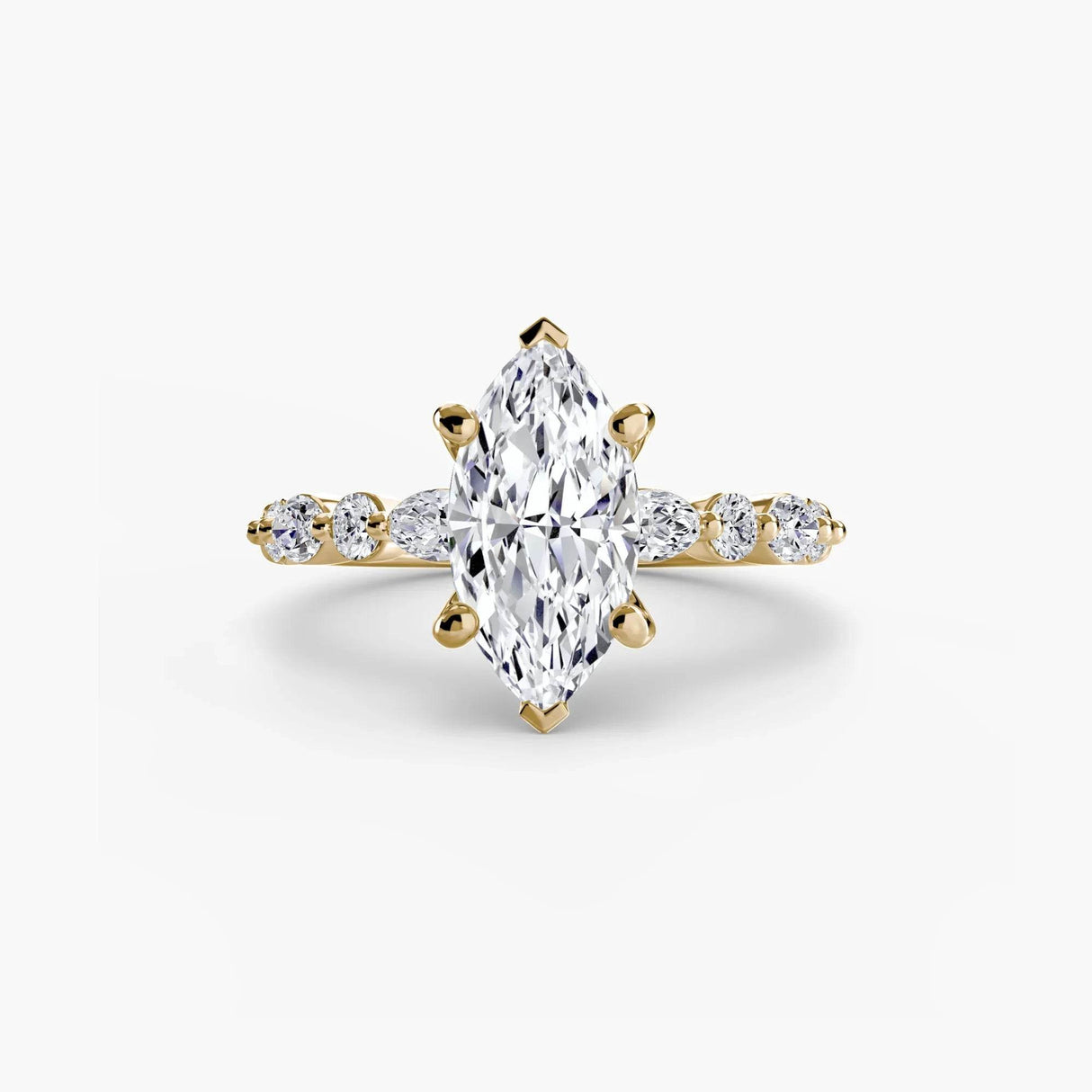 Solitaire with Eternity Pavé 2 - 4Me1