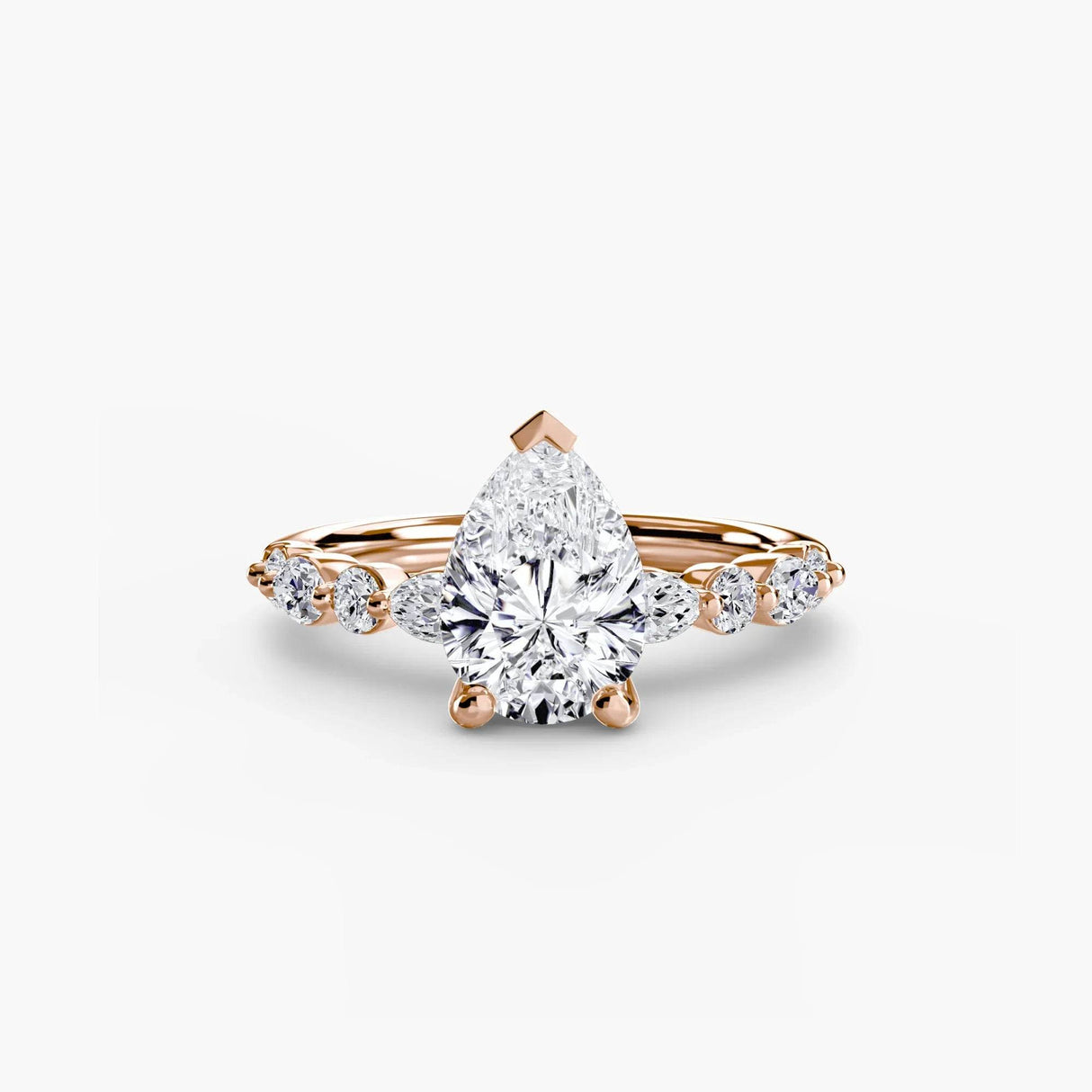 Solitaire with Eternity Pavé 2 - 4Me1