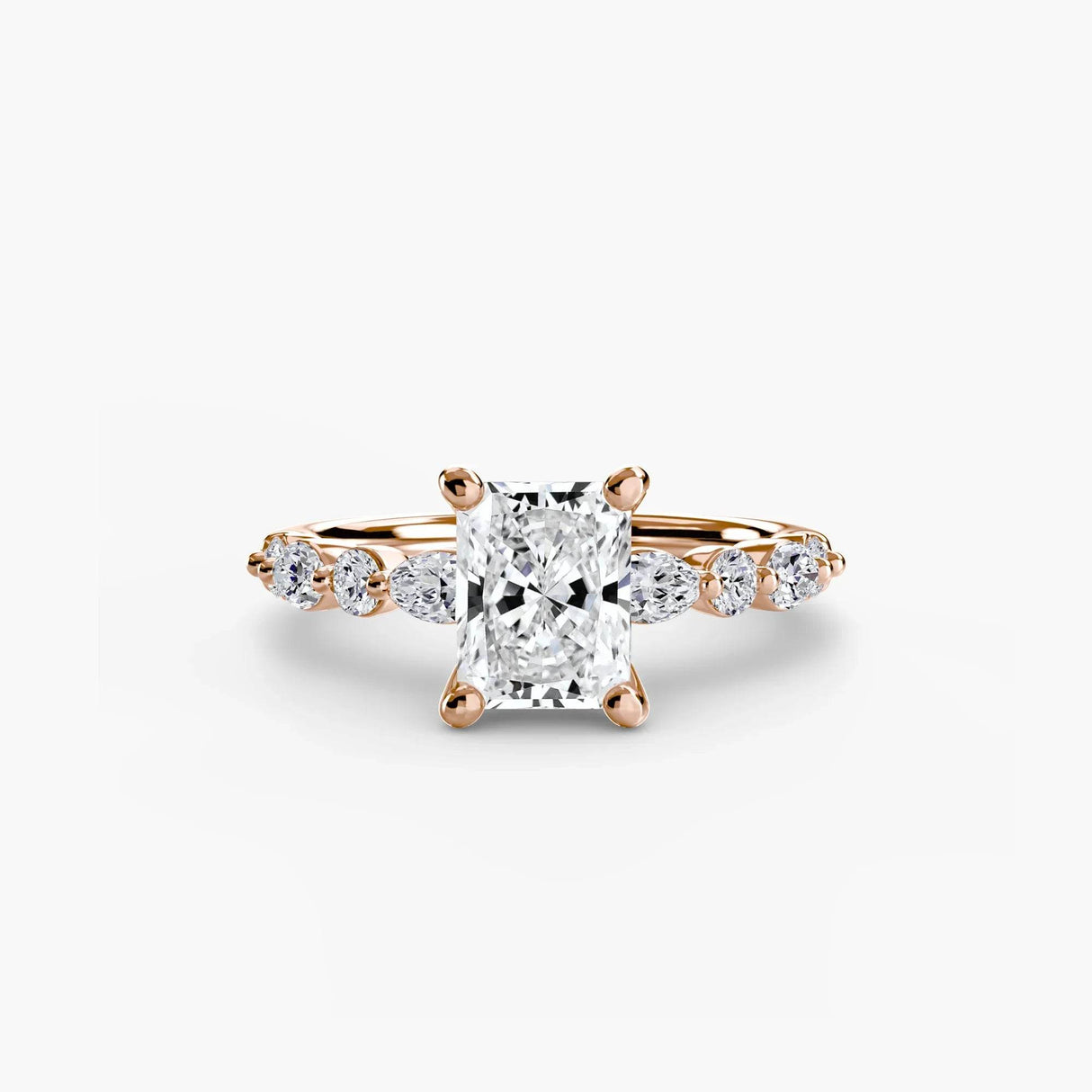 Solitaire with Eternity Pavé 2 - 4Me1