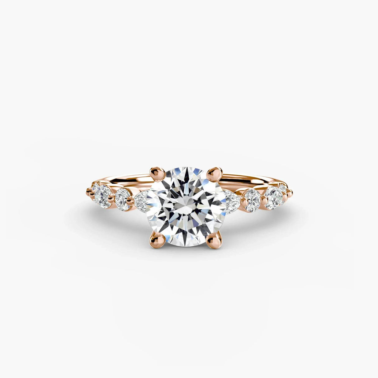 Solitaire with Eternity Pavé 2 - 4Me1