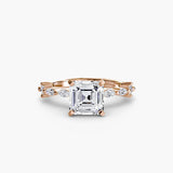 Solitaire with Eternity Pavé - 4Me1 