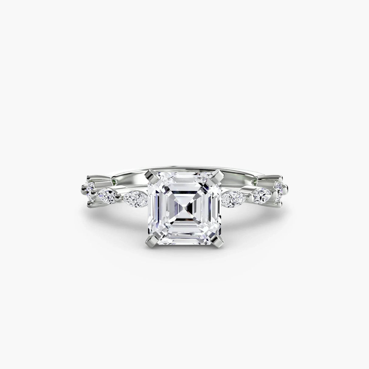 Solitaire with Eternity Pavé - 4Me1 