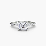 Solitaire with Eternity Pavé - 4Me1 