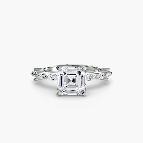Solitaire with Eternity Pavé - 4Me1 