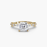 Solitaire with Eternity Pavé - 4Me1 