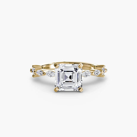 Solitaire with Eternity Pavé - 4Me1 