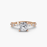 Solitaire with Eternity Pavé - 4Me1 
