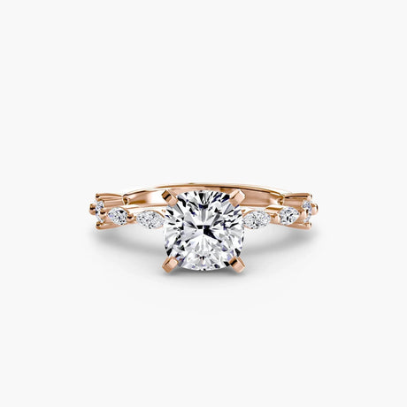 Solitaire with Eternity Pavé - 4Me1 