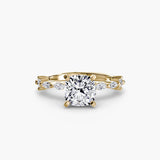 Solitaire with Eternity Pavé - 4Me1 