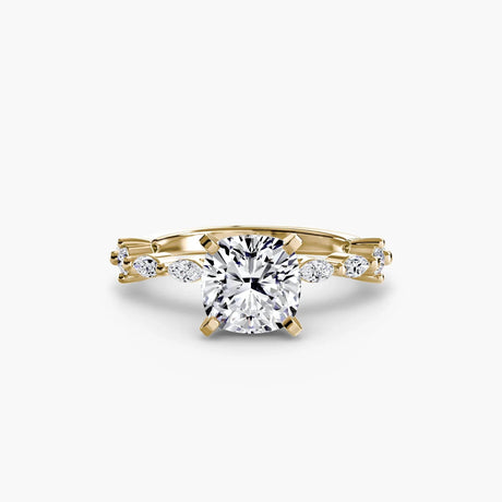 Solitaire with Eternity Pavé - 4Me1 