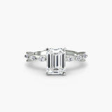 Solitaire with Eternity Pavé - 4Me1 