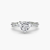 Solitaire with Eternity Pavé - 4Me1 