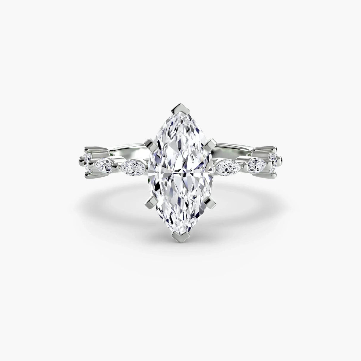 Solitaire with Eternity Pavé - 4Me1 