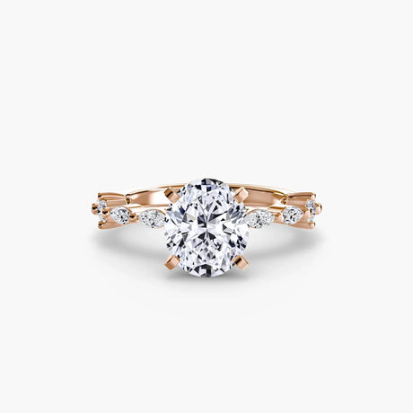Solitaire with Eternity Pavé - 4Me1 