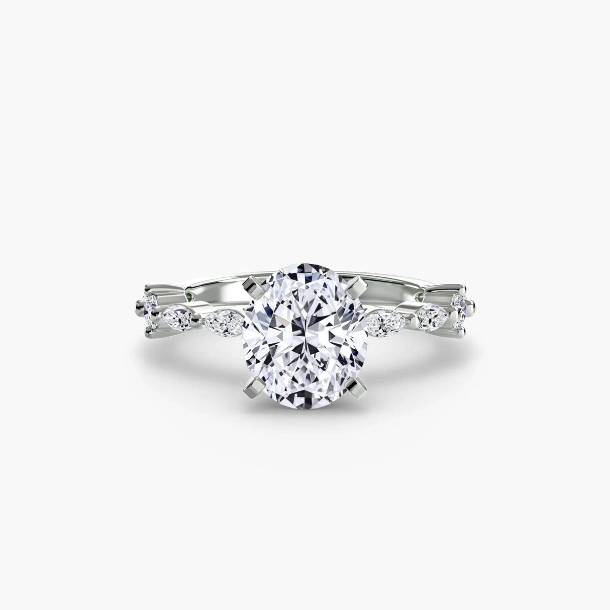 Solitaire with Eternity Pavé - 4Me1 