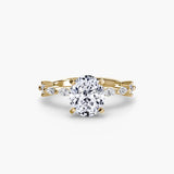 Solitaire with Eternity Pavé - 4Me1 