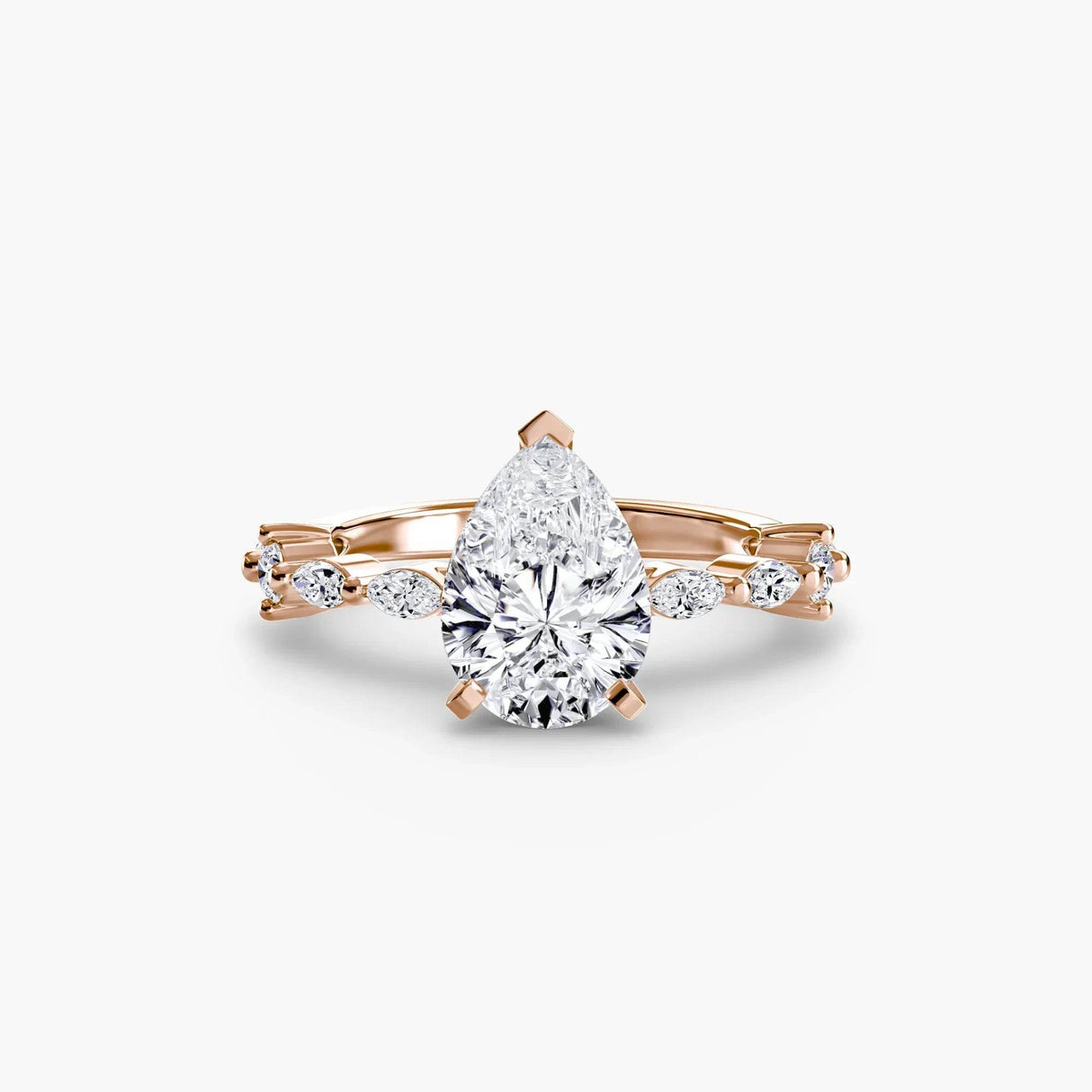 Solitaire with Eternity Pavé - 4Me1 