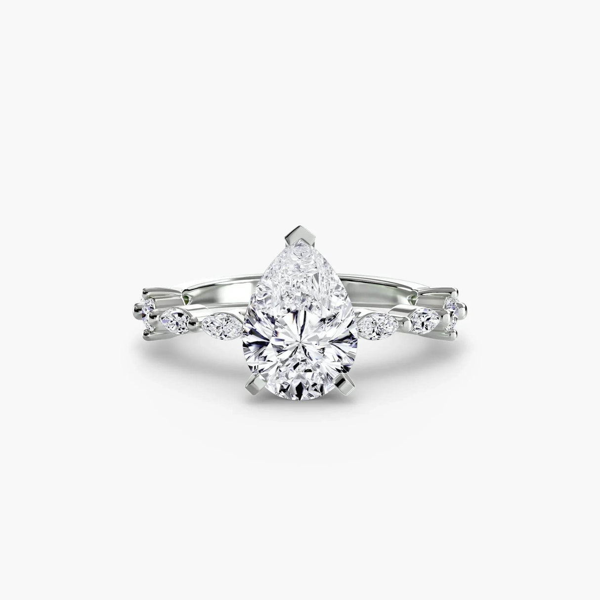 Solitaire with Eternity Pavé - 4Me1 