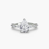 Solitaire with Eternity Pavé - 4Me1 