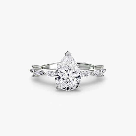 Solitaire with Eternity Pavé - 4Me1 