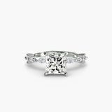 Solitaire with Eternity Pavé - 4Me1 