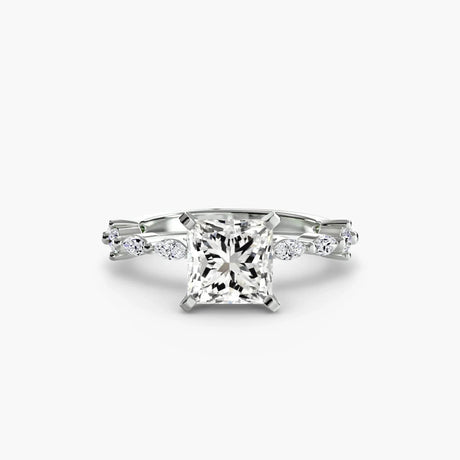 Solitaire with Eternity Pavé - 4Me1 
