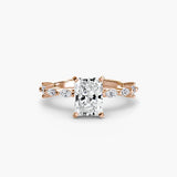 Solitaire with Eternity Pavé - 4Me1 