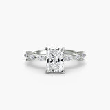 Solitaire with Eternity Pavé - 4Me1 